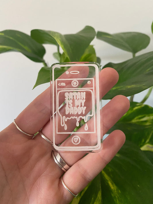 2.5” Satan Phone Silicone Mould