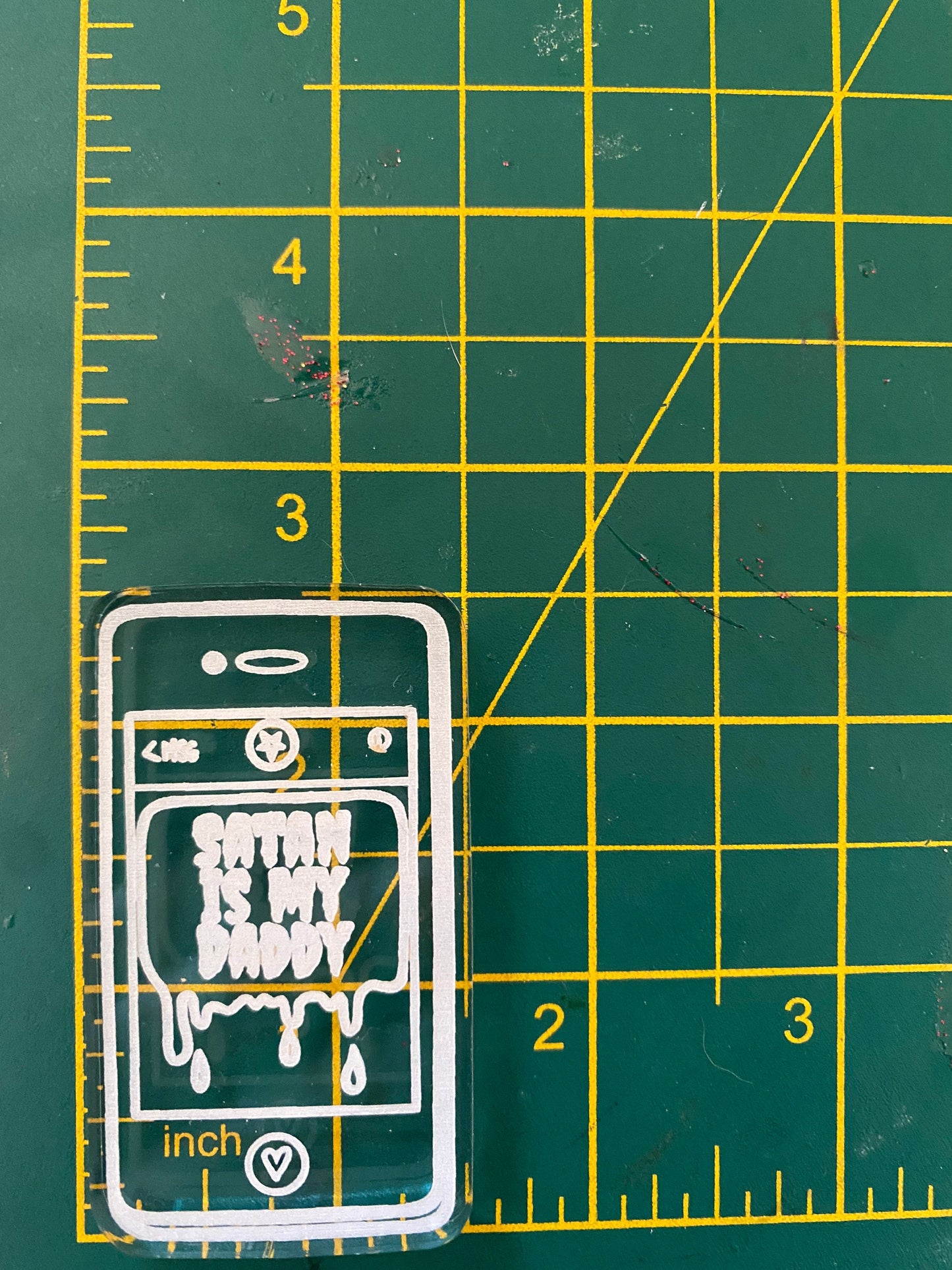 2.5” Satan Phone Silicone Mould