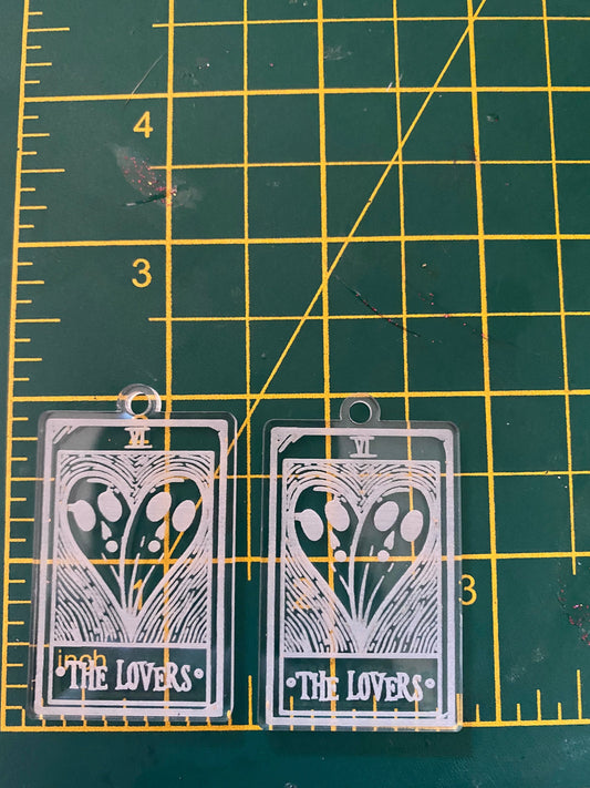 2” The Lovers Earrings Silicone Mould