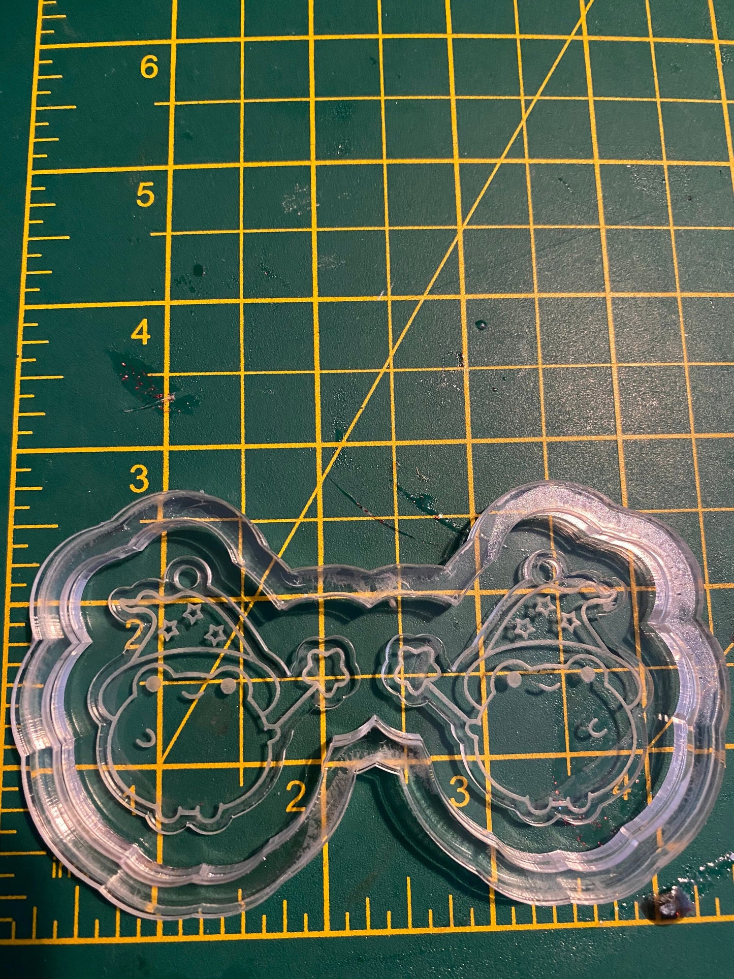 1.5” Wizard Frog Earrings Silicone Mould