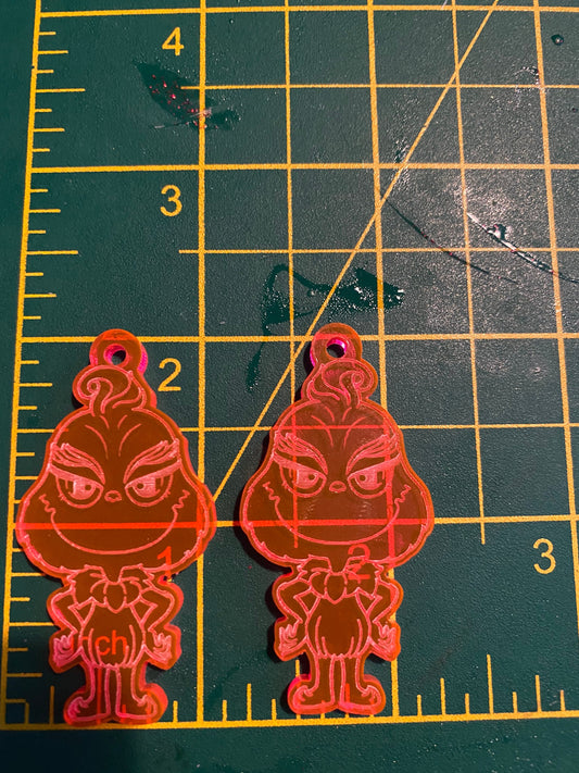 2” Mean One Earrings Silicone Mould