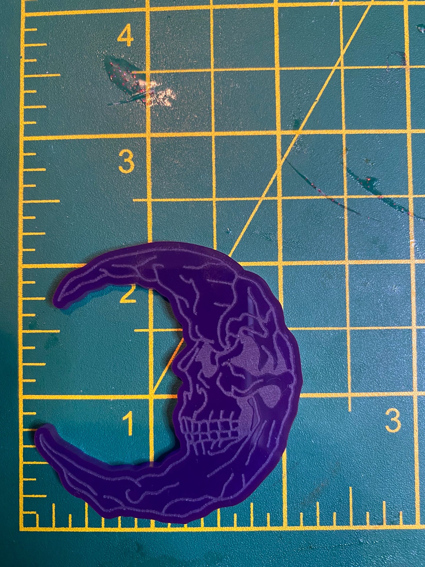 2” Skeleton Moon Silicone Mould