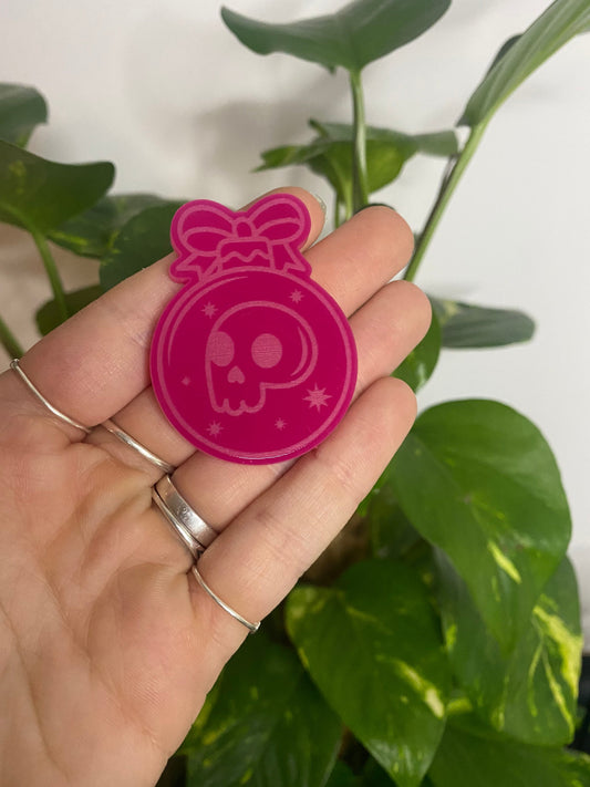 2” Skull Bauble Silicone Mould