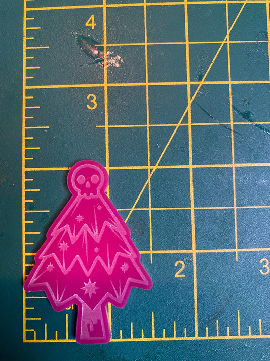 2” Spooky Christmas Tree Silicone Mould