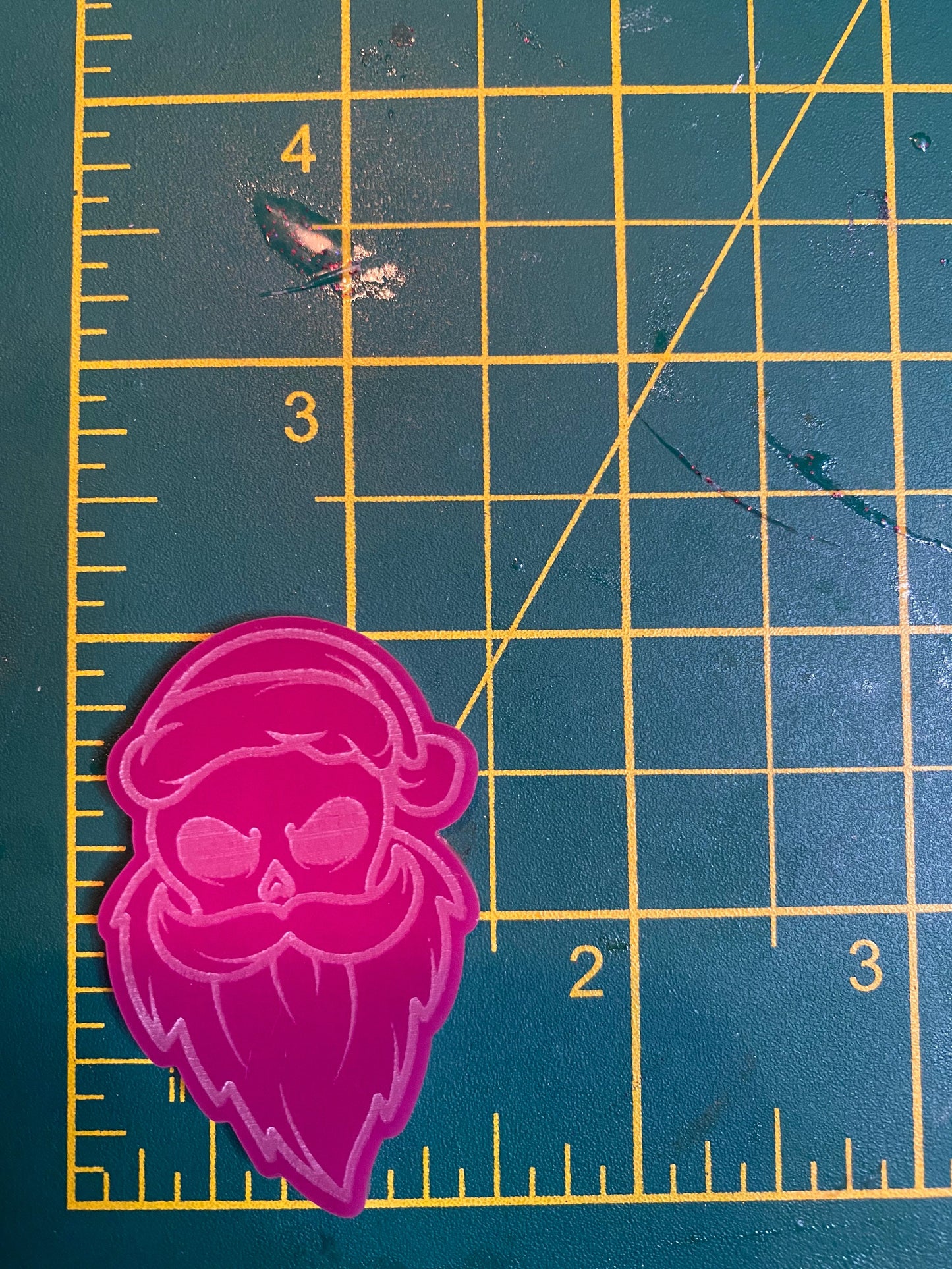 2” Creepy Santa Silicone Mould