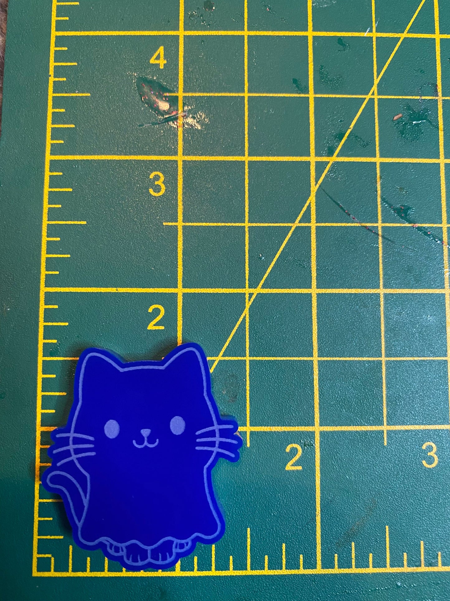 1.5” Ghost Cat Silicone Mould