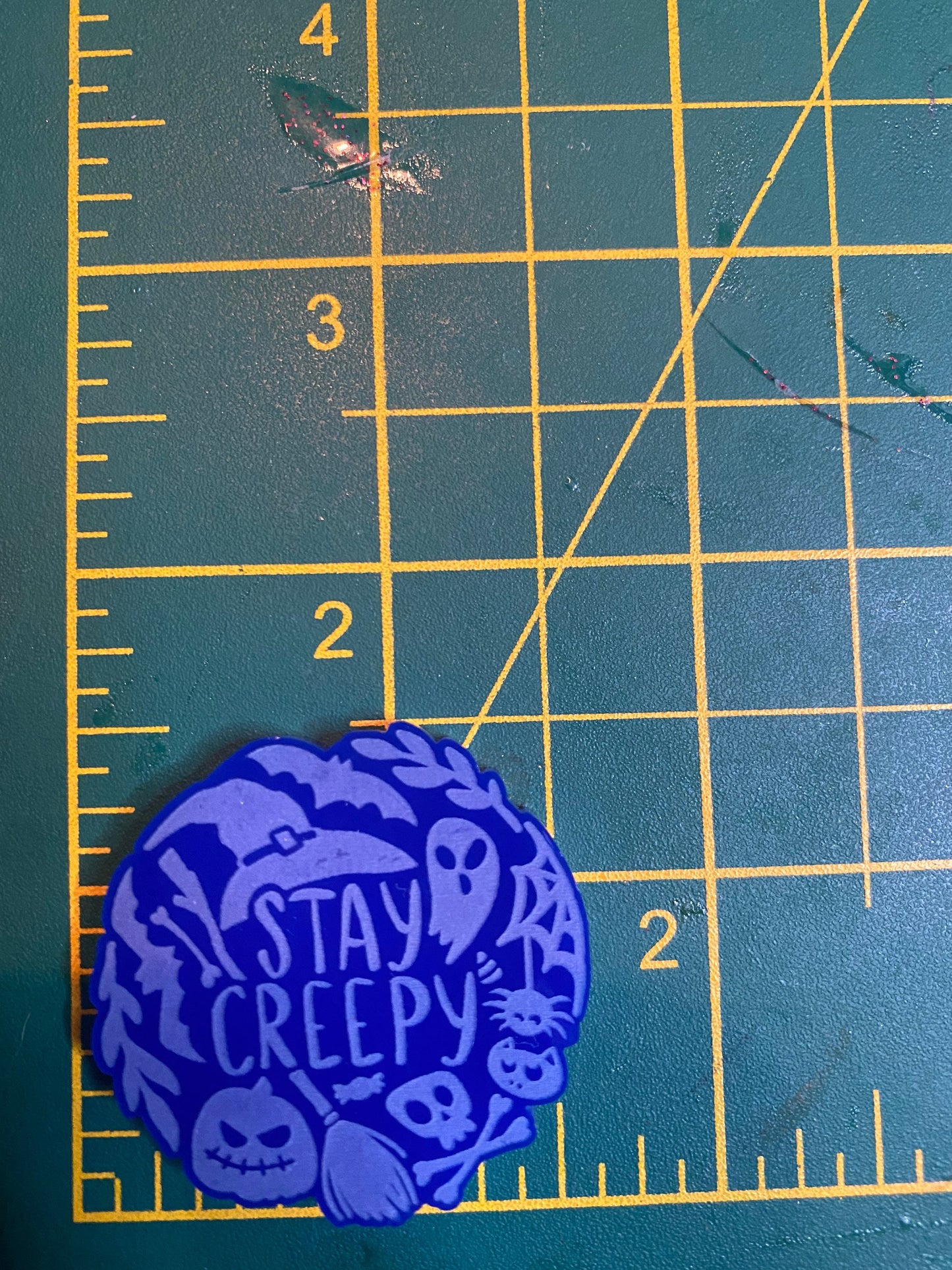 1.5” Stay Creepy Silicone Mould