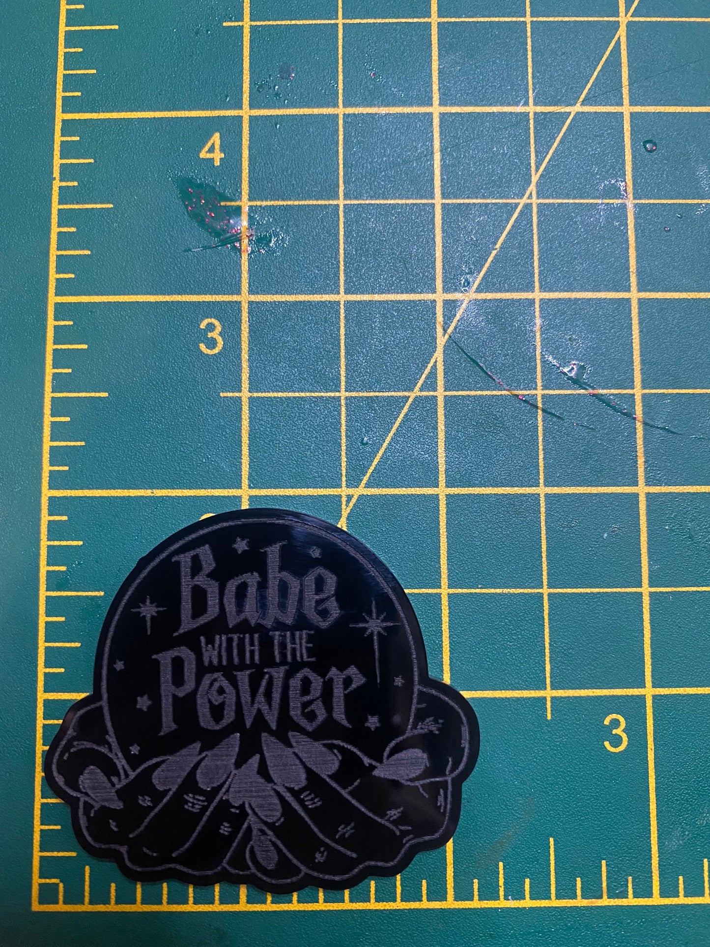 2” Babe With The Power Silicone Mould