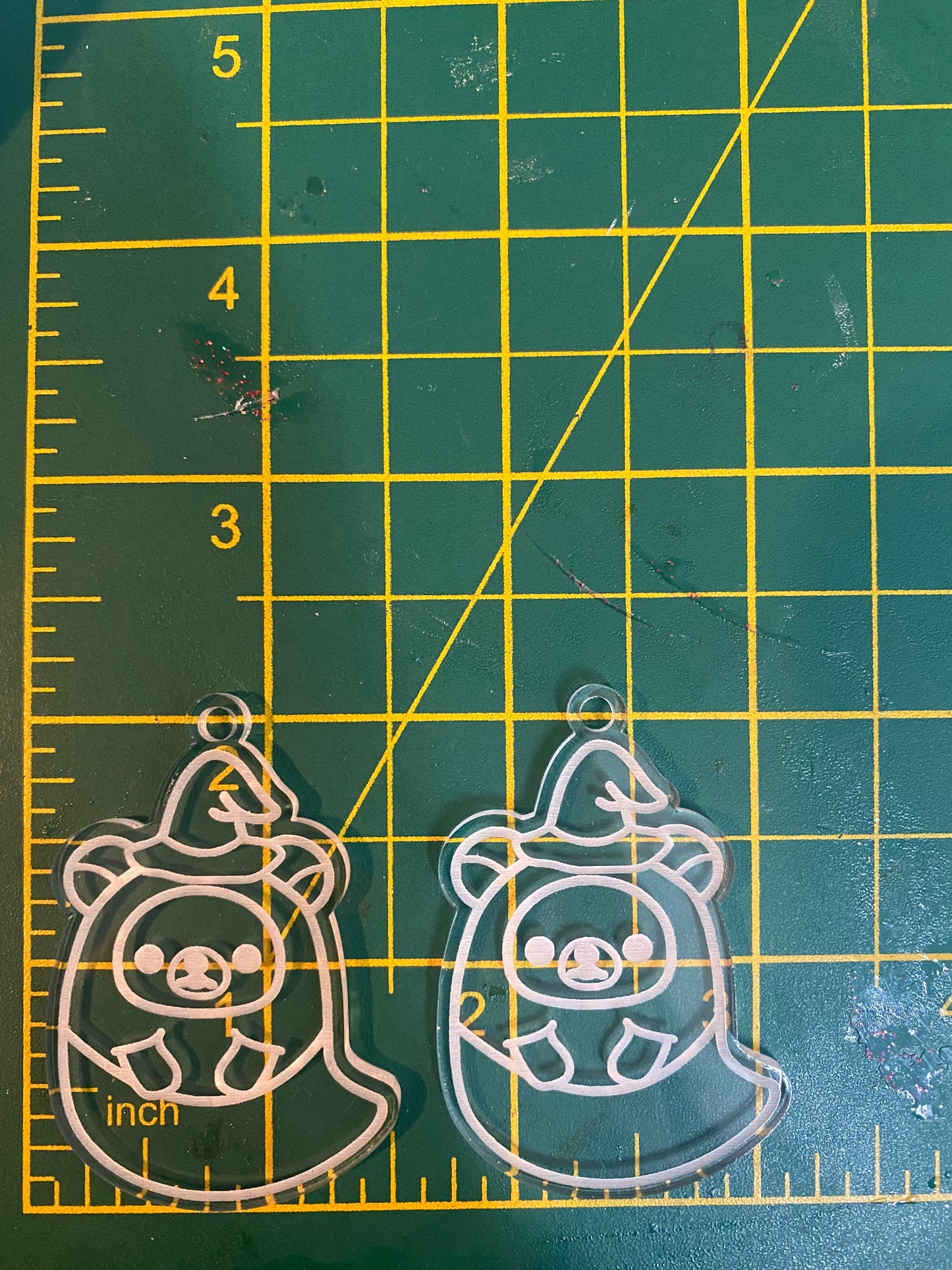 2” Spooky Rila Earrings Silicone Mould