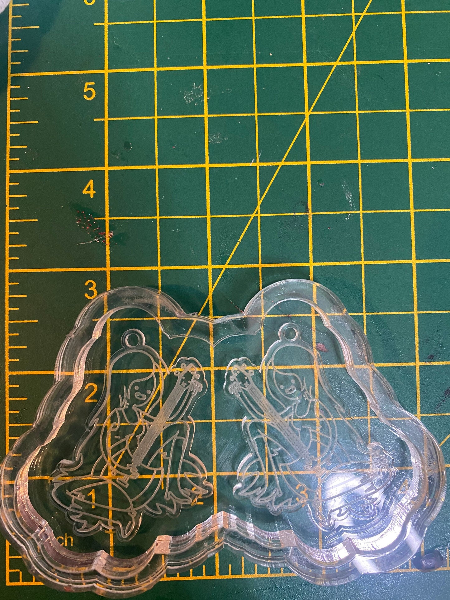 2” Marcy Earrings Silicone Mould