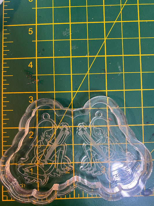 2” Marcy Earrings Silicone Mould