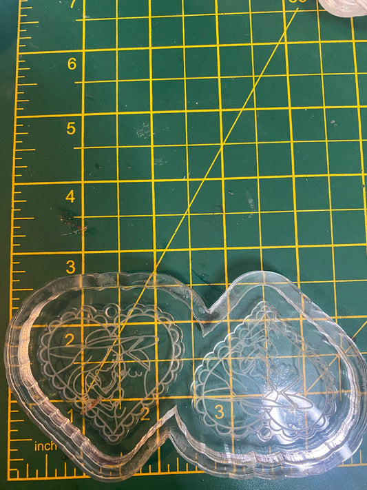 2” PB & Marcy Earrings Silicone Mould