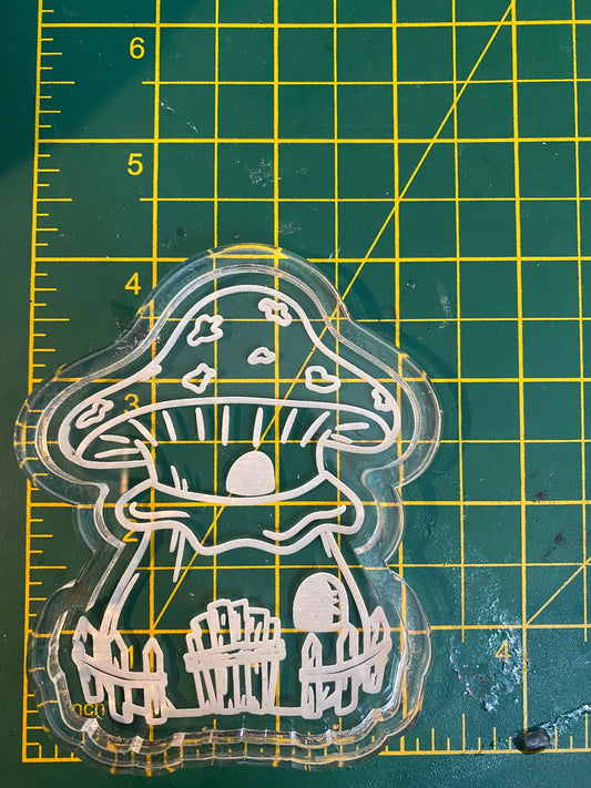 4” Mushroom Tray Silicone Mould