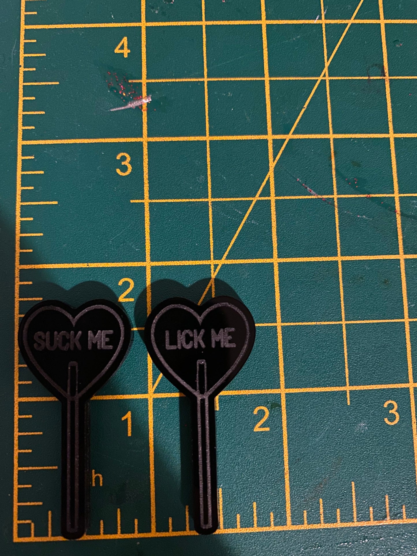 Suck Me/Lick Me Lollipops Silicone Mould