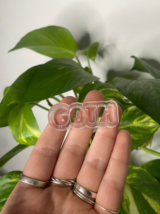 2” Goth Shaker Silicone Mould