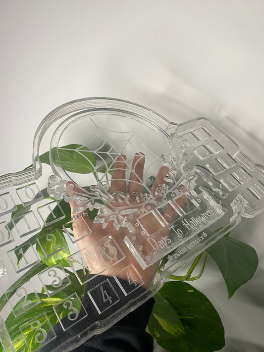 Halloween Countdown Clock Silicone Mould