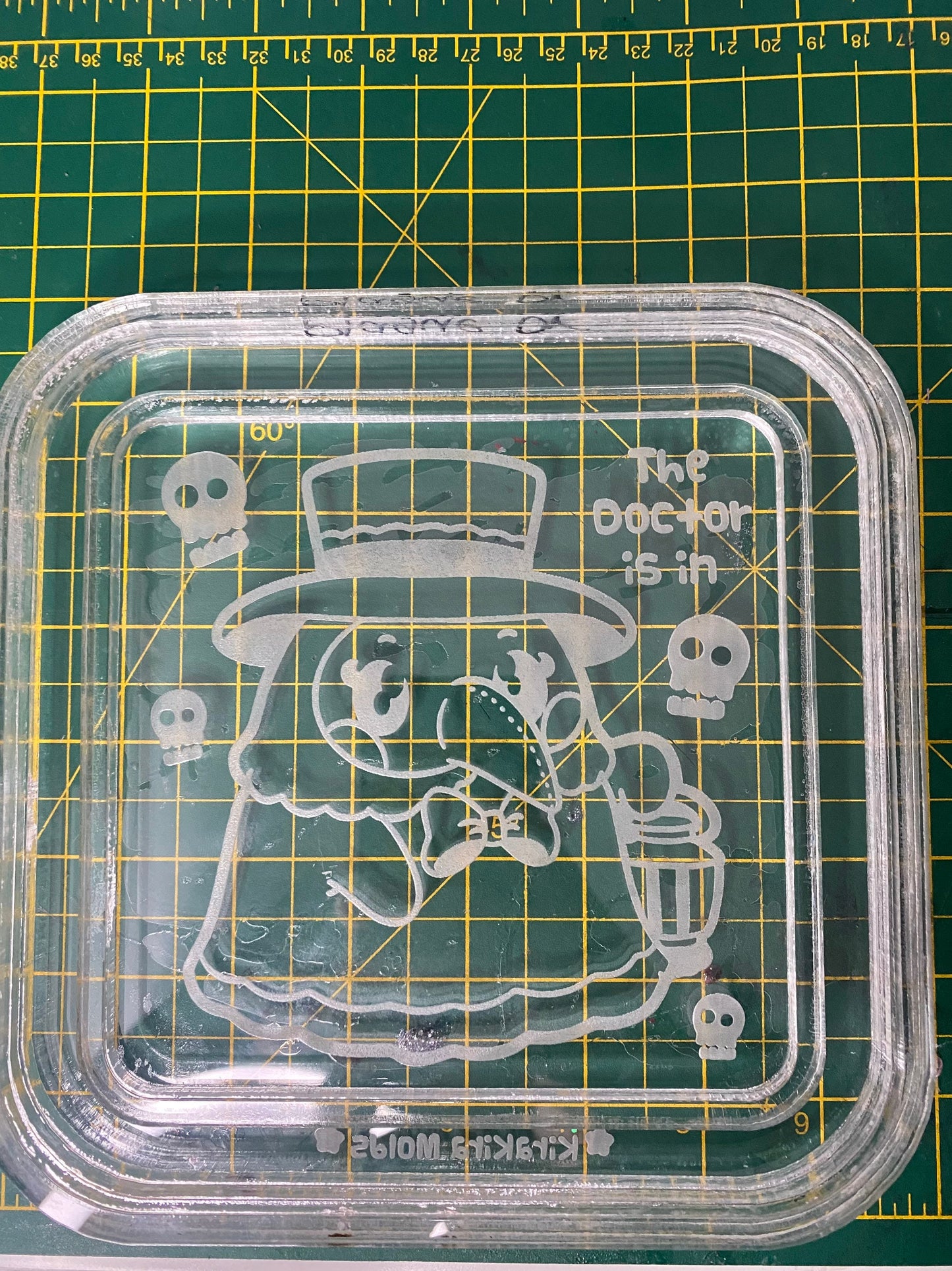 6” Plague Doctor Tray Silicone Mould