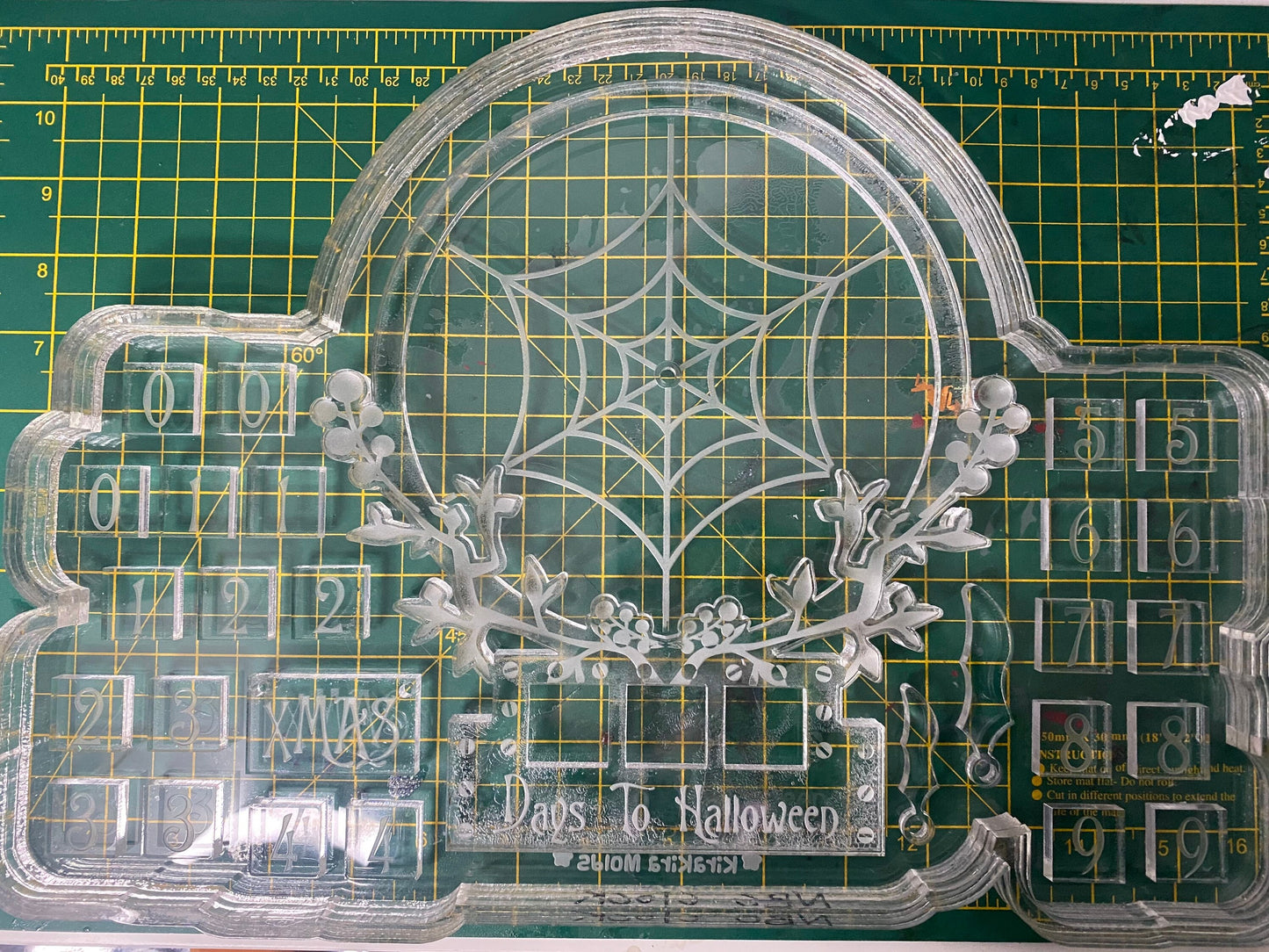 Halloween Countdown Clock Silicone Mould