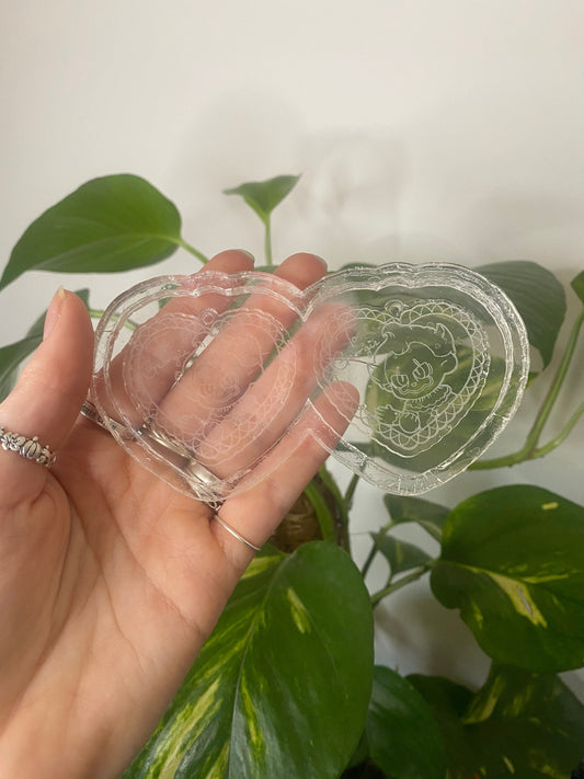 2” Spooky Clown Earrings Silicone Mould