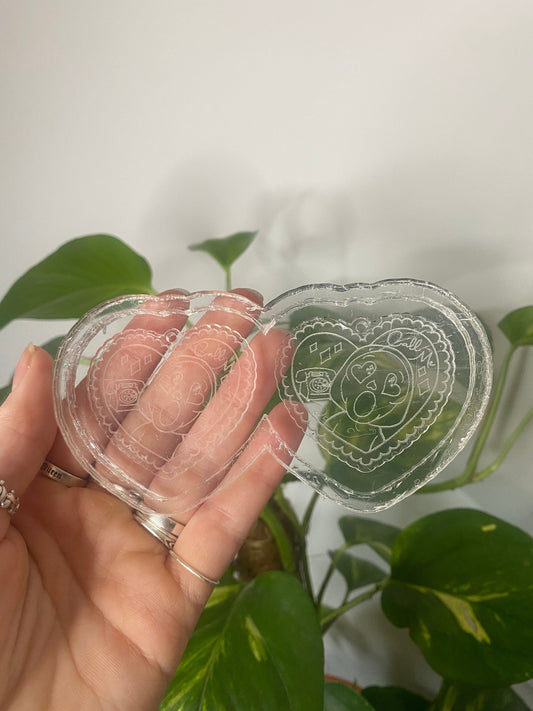 2” Call Me Earrings Silicone Mould