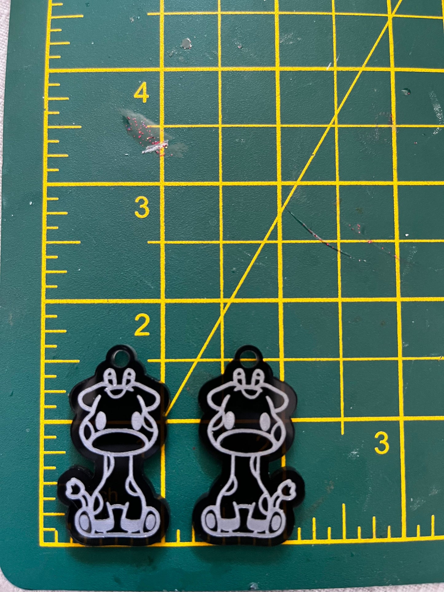 1.5” Giraffe Earrings Silicone Mould