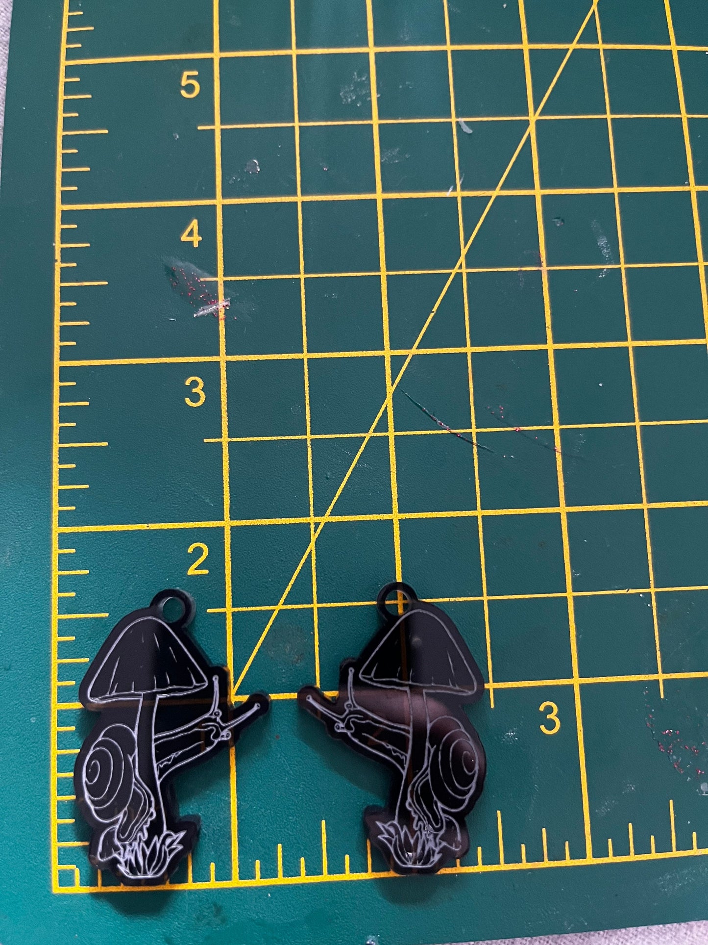 1.5” Snail Mushie Earrings Silicone Mould