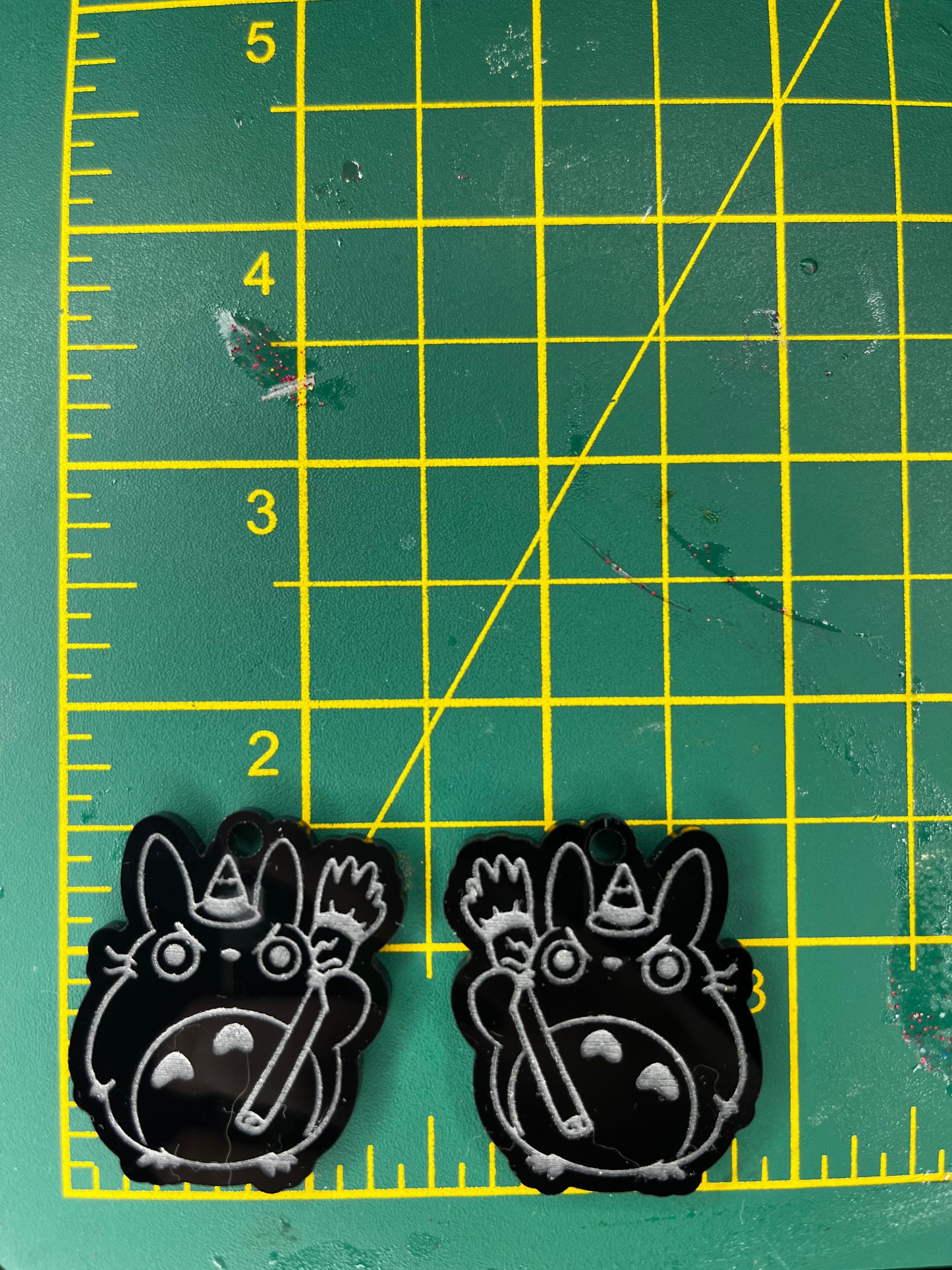 1.5” Witch Forest Spirit Earrings Silicone Mould