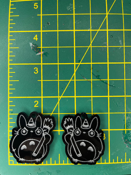 1.5” Witch Forest Spirit Earrings Silicone Mould