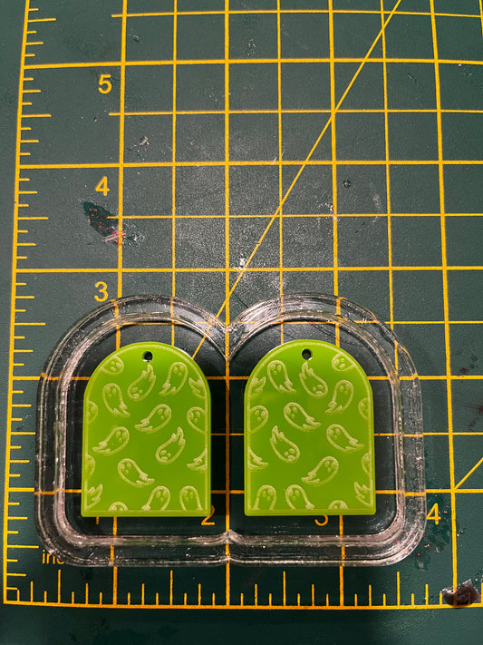 1.5” Ghost Arch Earrings Silicone Mould
