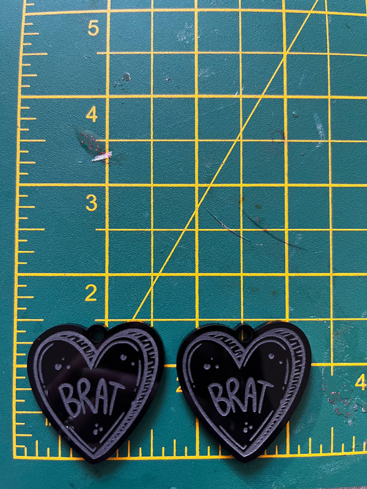 1.5” Brat Earrings Silicone Mould