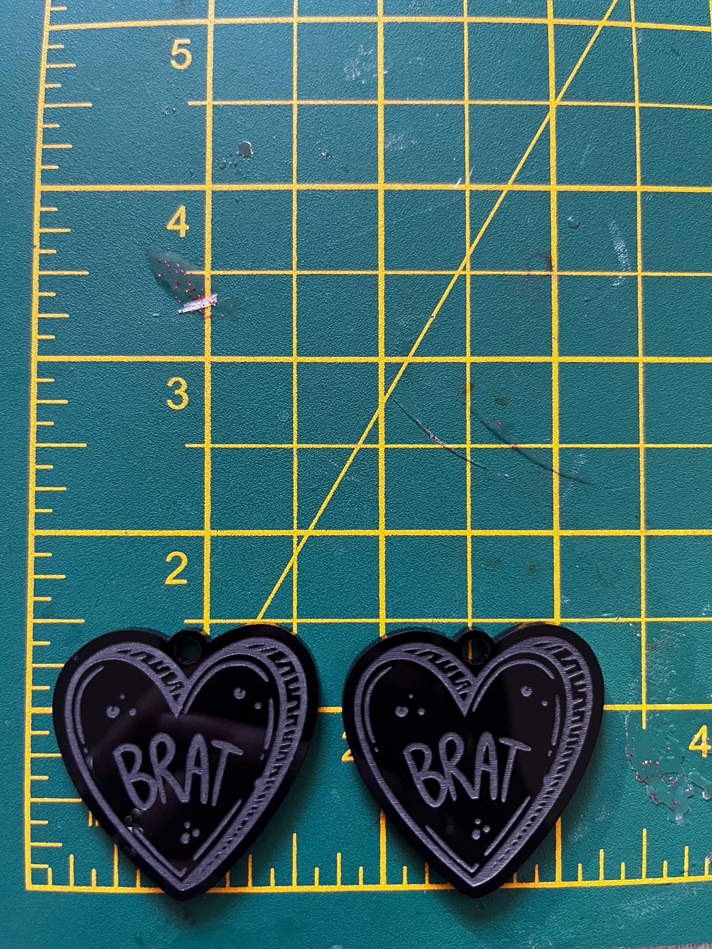1.5” Brat Earrings Silicone Mould