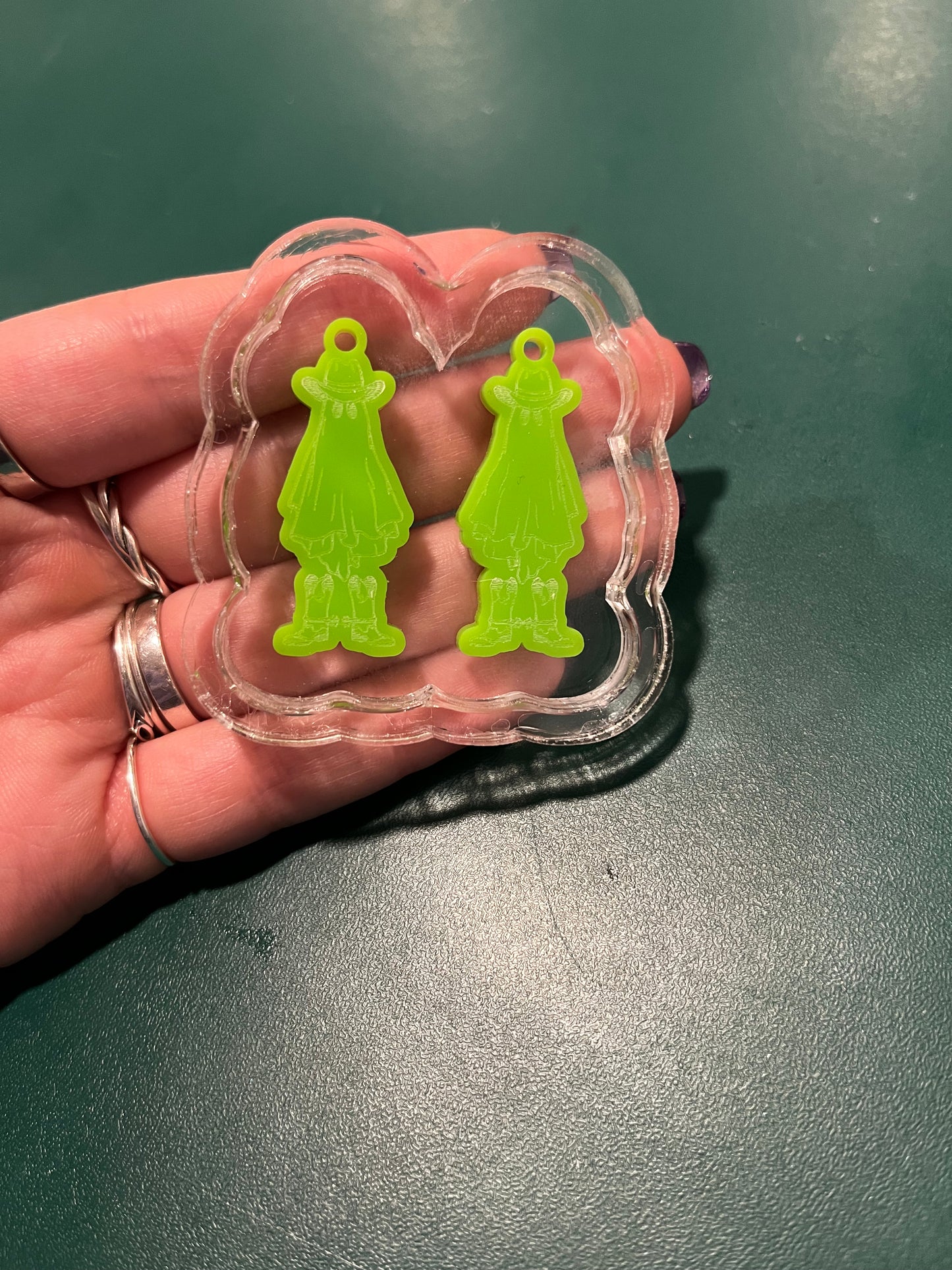 1.5” Yeehaw Ghost Earrings Silicone Mould