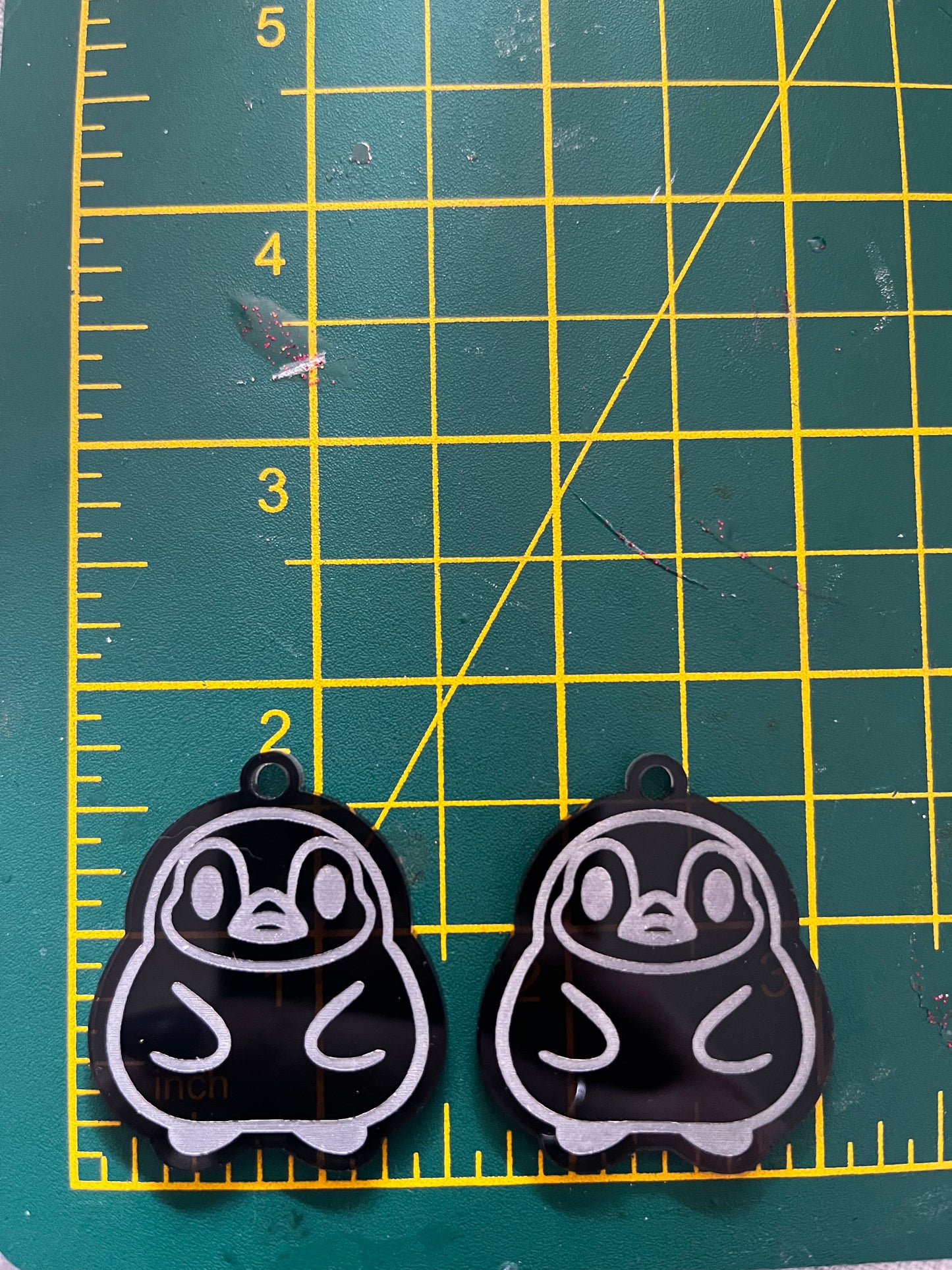 1.5” Baby Penguin Earrings Silicone Mould