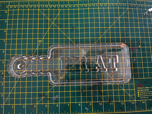 10” Brat Paddle Silicone Mould