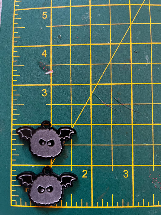 1.5” Bat Soot Earrings Silicone Mould