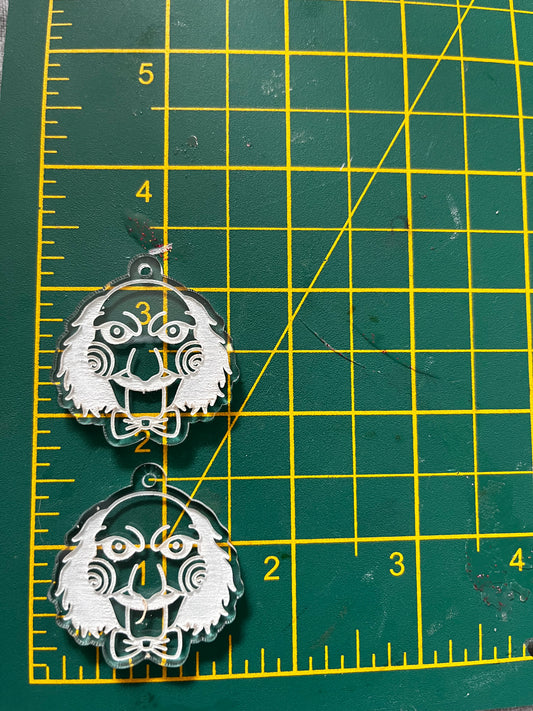 1.5” Saw Killer Earrings Silicone Mould