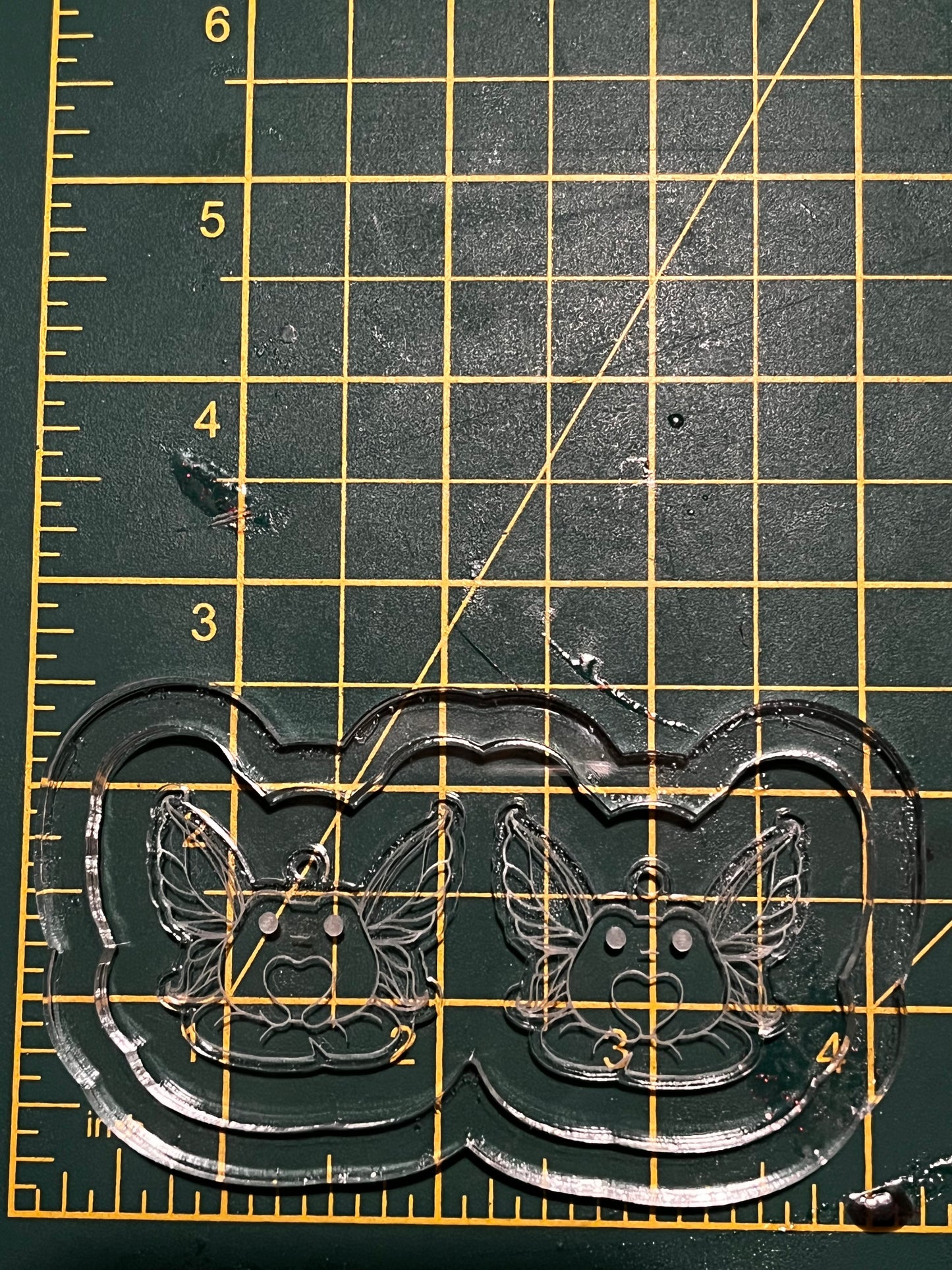 1.5” Fairy Frog Earrings Silicone Mould