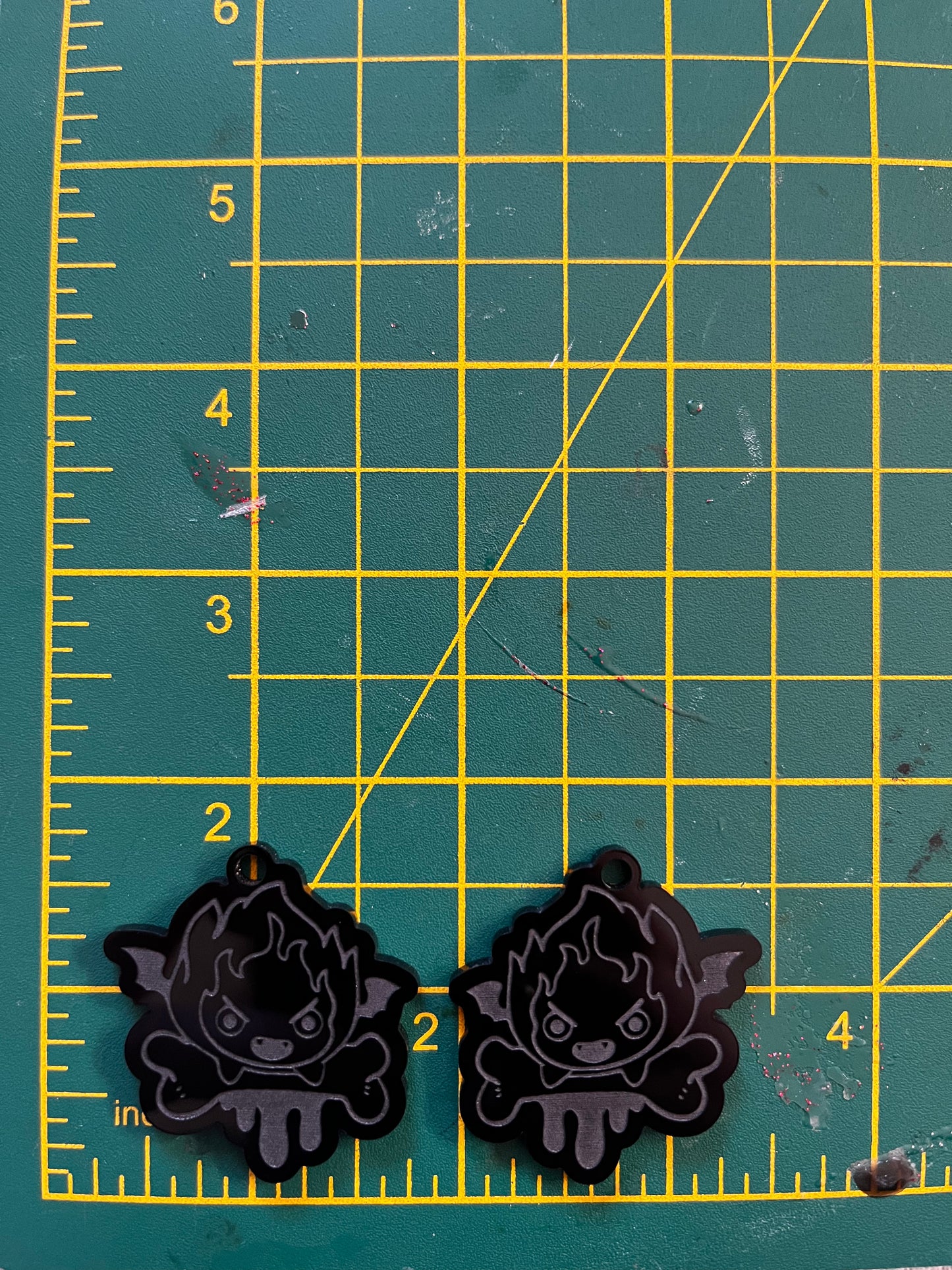 1.5” Batcifer Earrings Silicone Mould