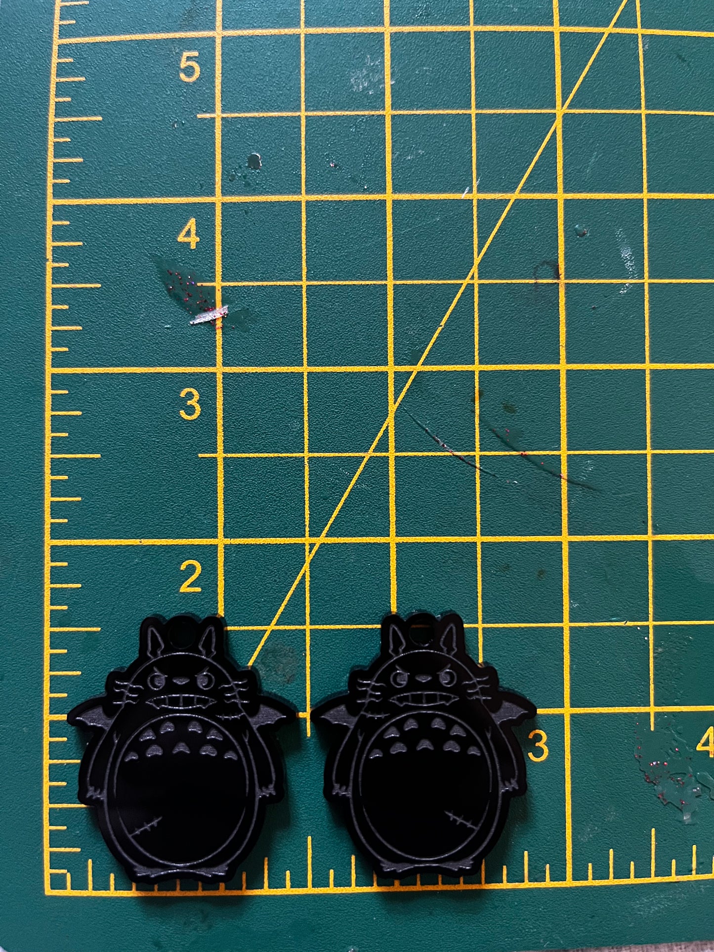 1.5” Spooky Chub Earrings Silicone Mould