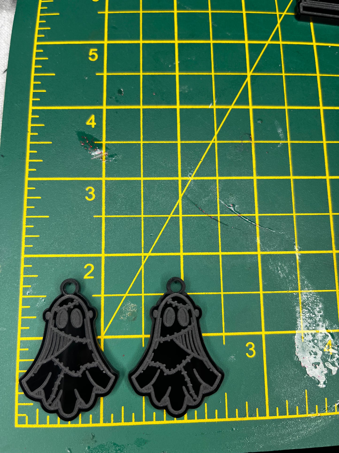 1.5” Frankenstein Ghost Earrings Silicone Mould