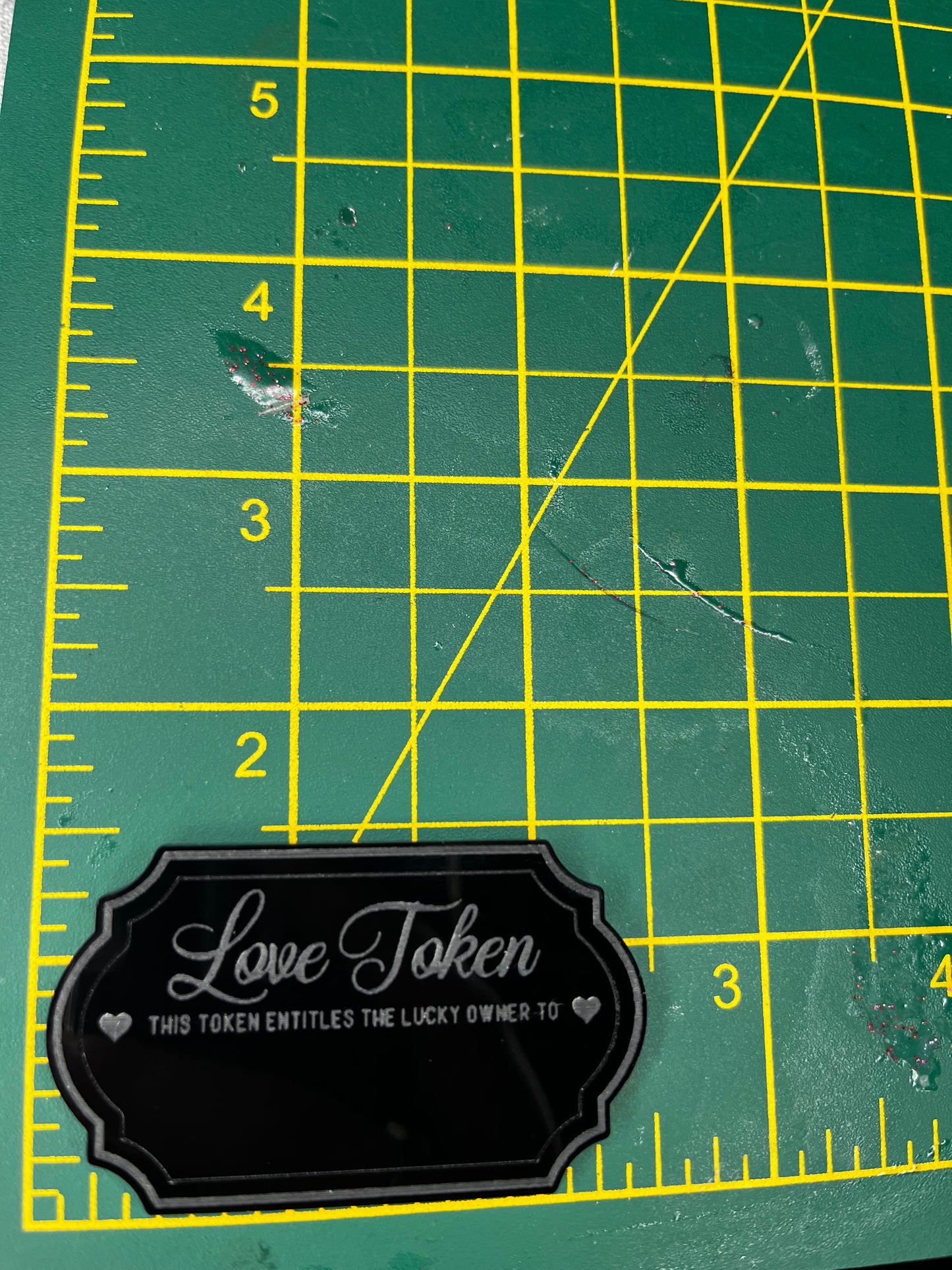 Love Token Silicone Mould