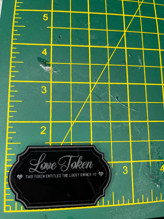 Love Token Silicone Mould