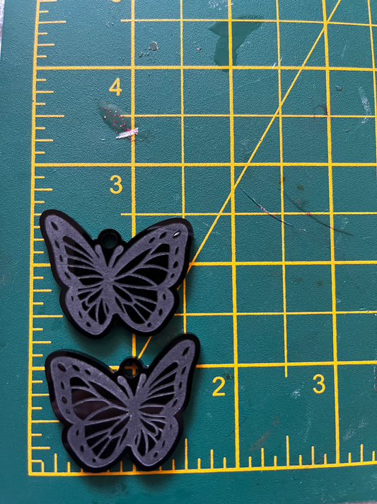 1.5” Butterfly Earrings Silicone Mould
