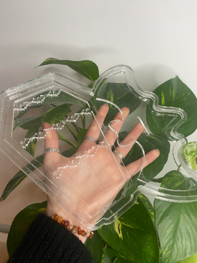 8" Bat Earring Stand Silicone Mould