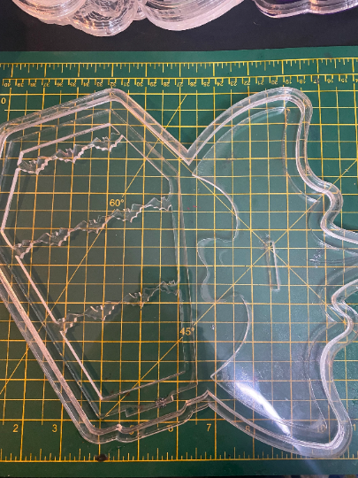 8" Bat Earring Stand Silicone Mould