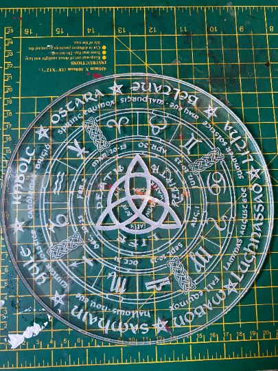 8" Pagan Wheel of the Year Silicone Mould