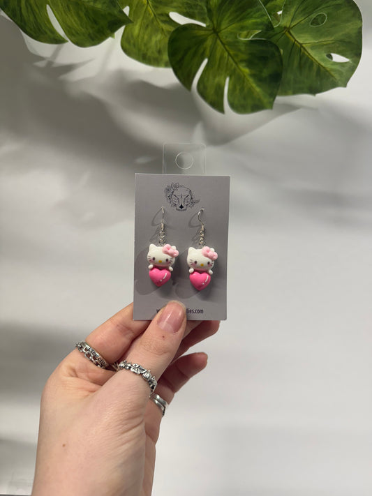 Kitty Acrylic Earrings