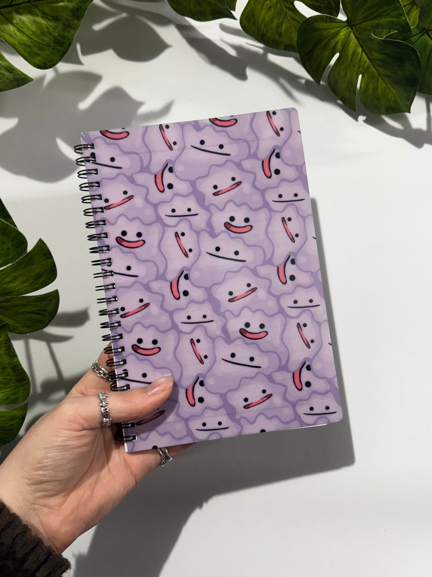 A5 Purple Monster Lined Notebook