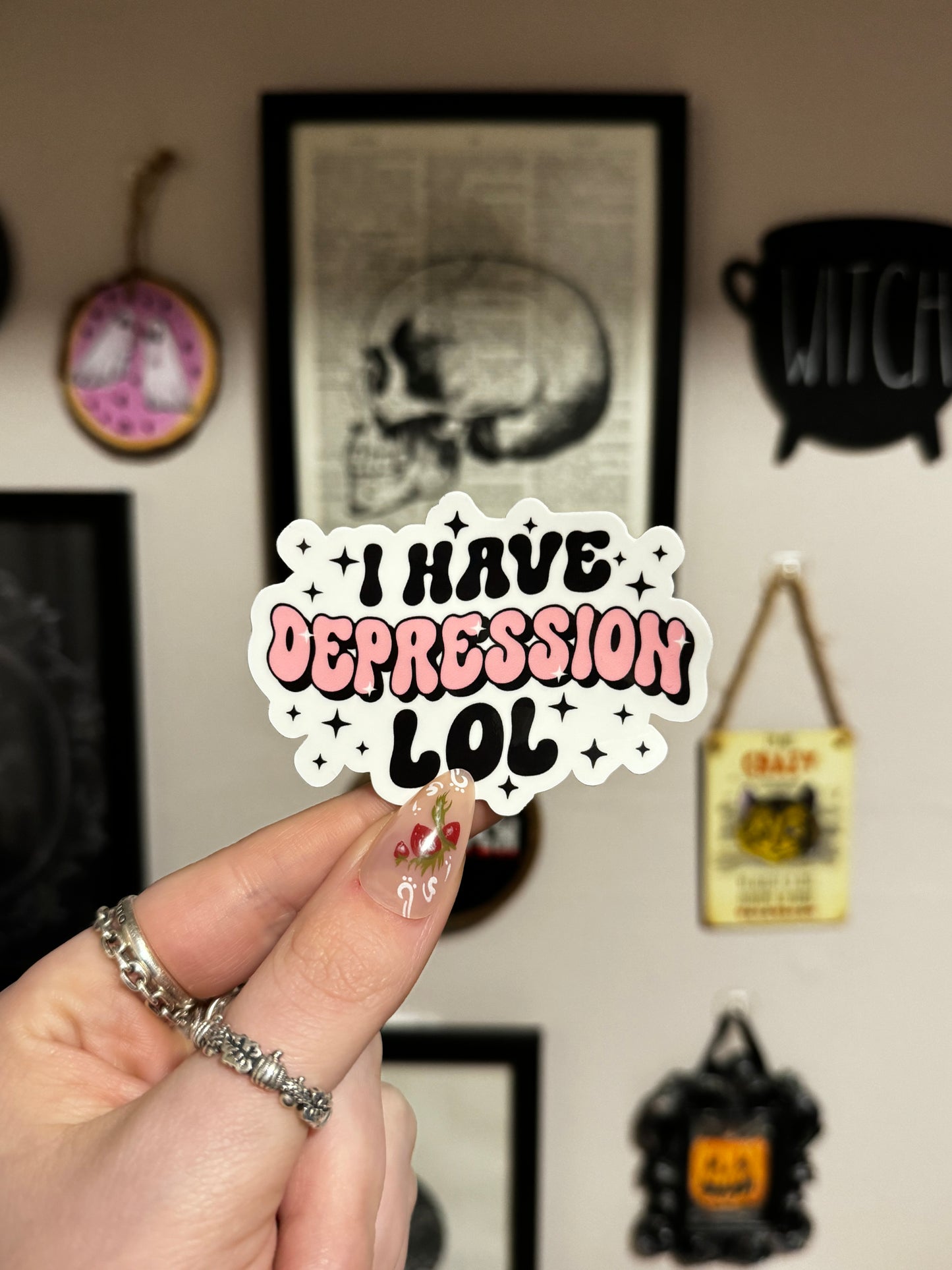 Depression Sticker