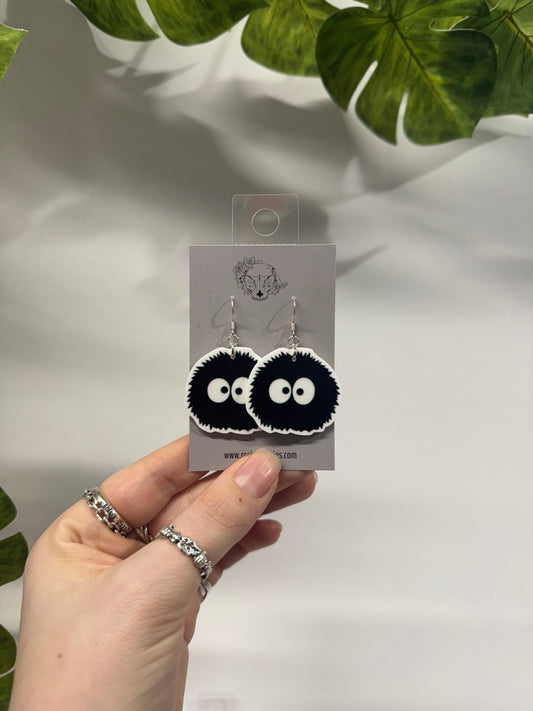 Soot Acrylic Earrings
